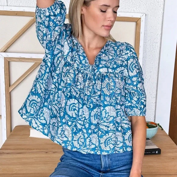 EMERSON FRY PUFF ISLA TOP-cassis - Picture 1 of 1